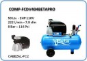 Compresor 50 lts 2hp